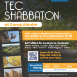 TEC Shabbaton at Camp Alonim