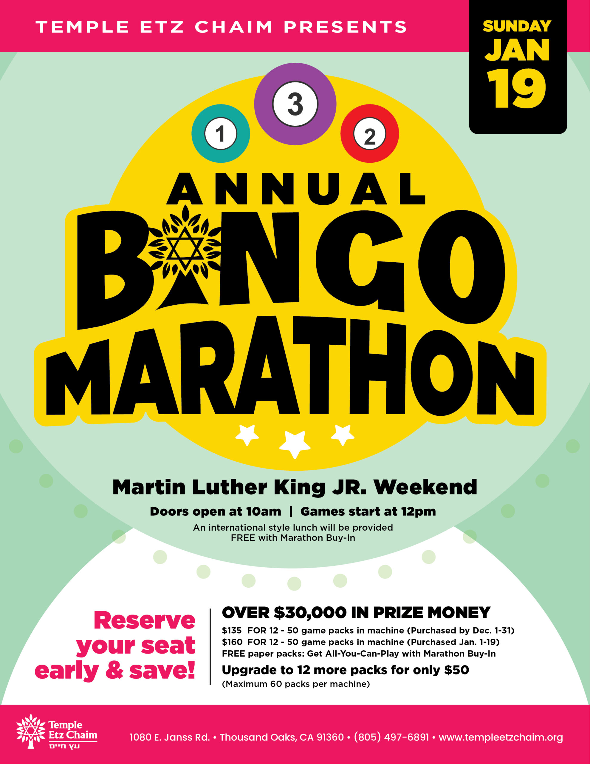 Annual Bingo Marathon