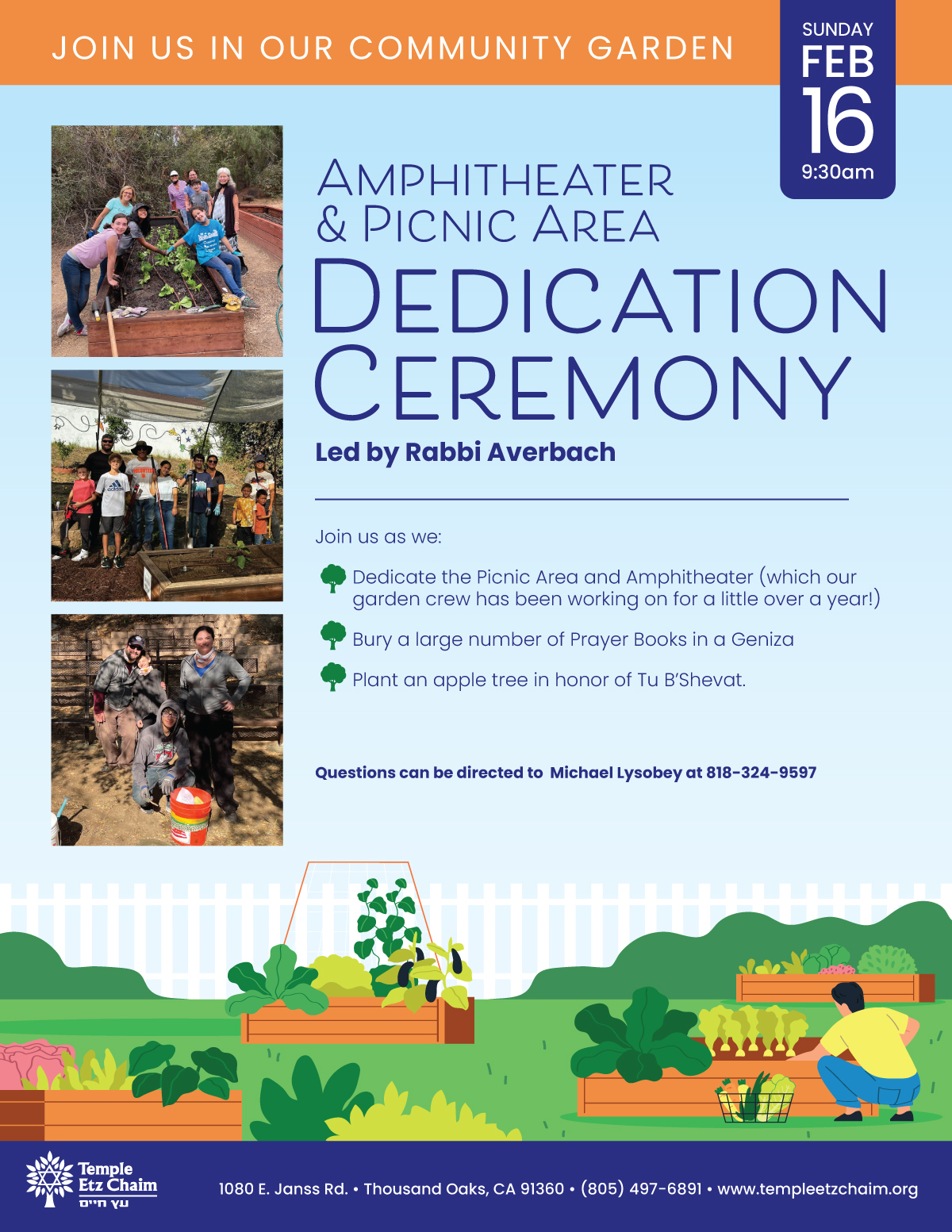 Community Garden Amphitheater & Picnic Area Dedication Ceremony